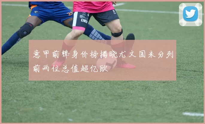 意甲前锋身价榜揭晓尤文国米分列前两位总值超亿欧